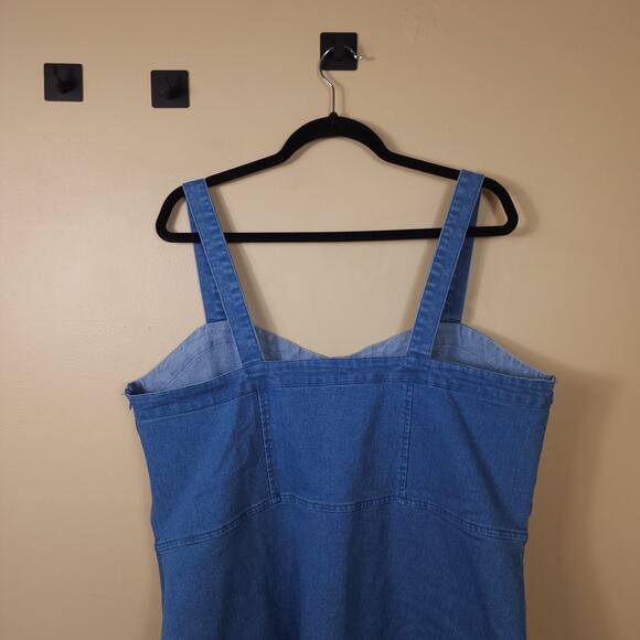 Rue21 Medium Wash Denim A-line Dress Size 2X - Picture 7 of 10